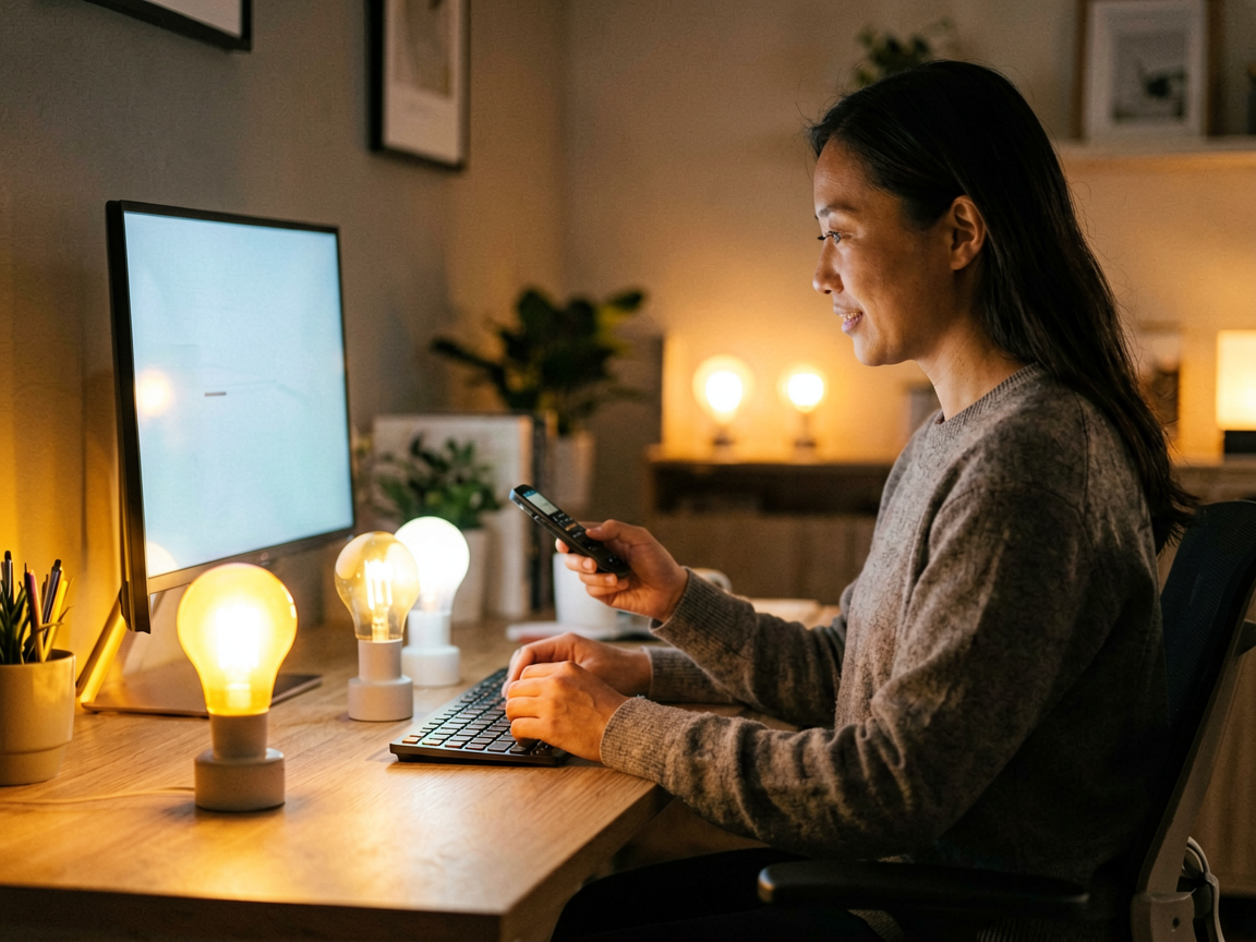 The Remote Worker's Smart Lighting Guide: Circadian Rhythm, Focus & Eye Comfort